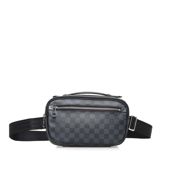 Louis Vuitton Damier Graphite Ambler Waist Bag - Picture 1 of 14